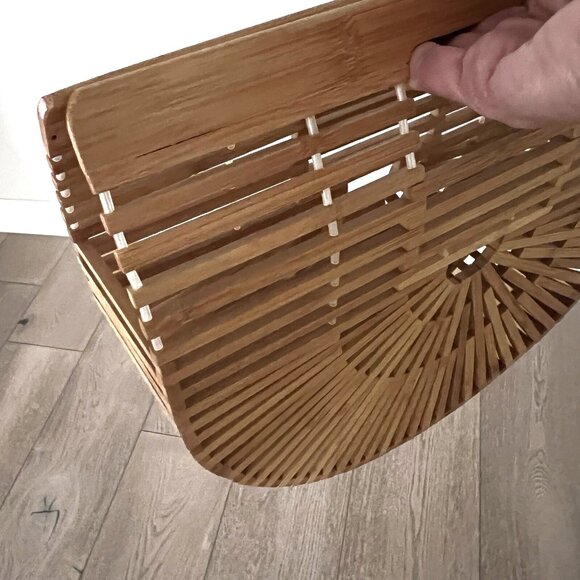 Rattan Bamboo Handbag Handmade Large Tote Bag Straw Beach Bags Beach Purse - Picture 9 of 9